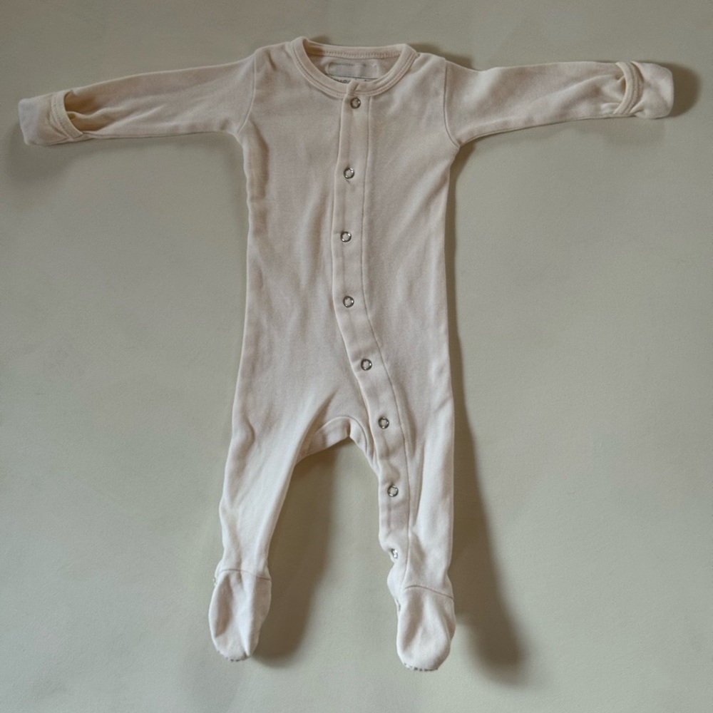 L’oved Baby Organic Cotton Footed Sleeper 0–3M